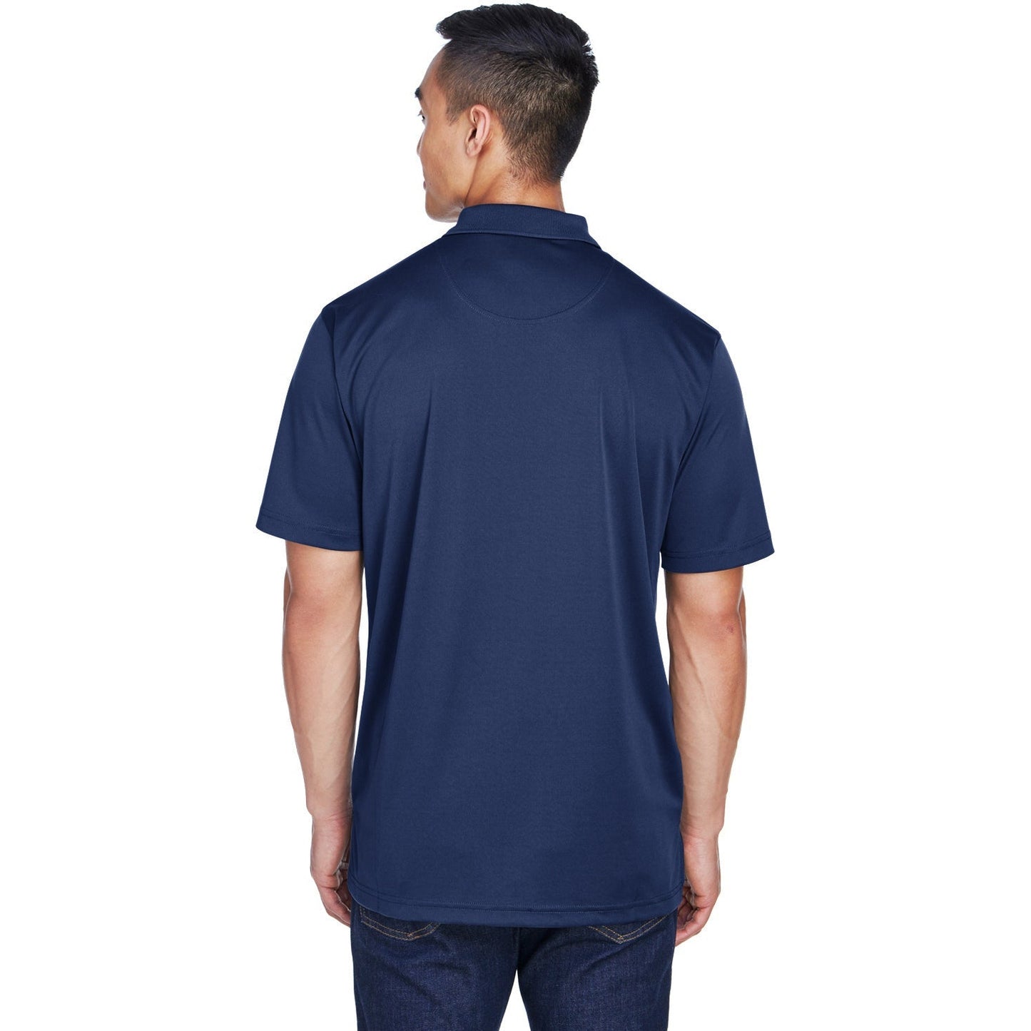 Black Polo Shirt - UltraClub - Moisture-Wicking Fabric