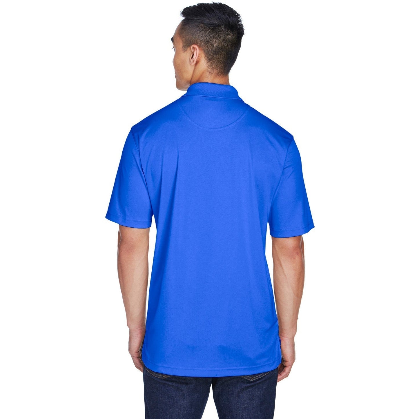 Black Polo Shirt - UltraClub - Moisture-Wicking Fabric