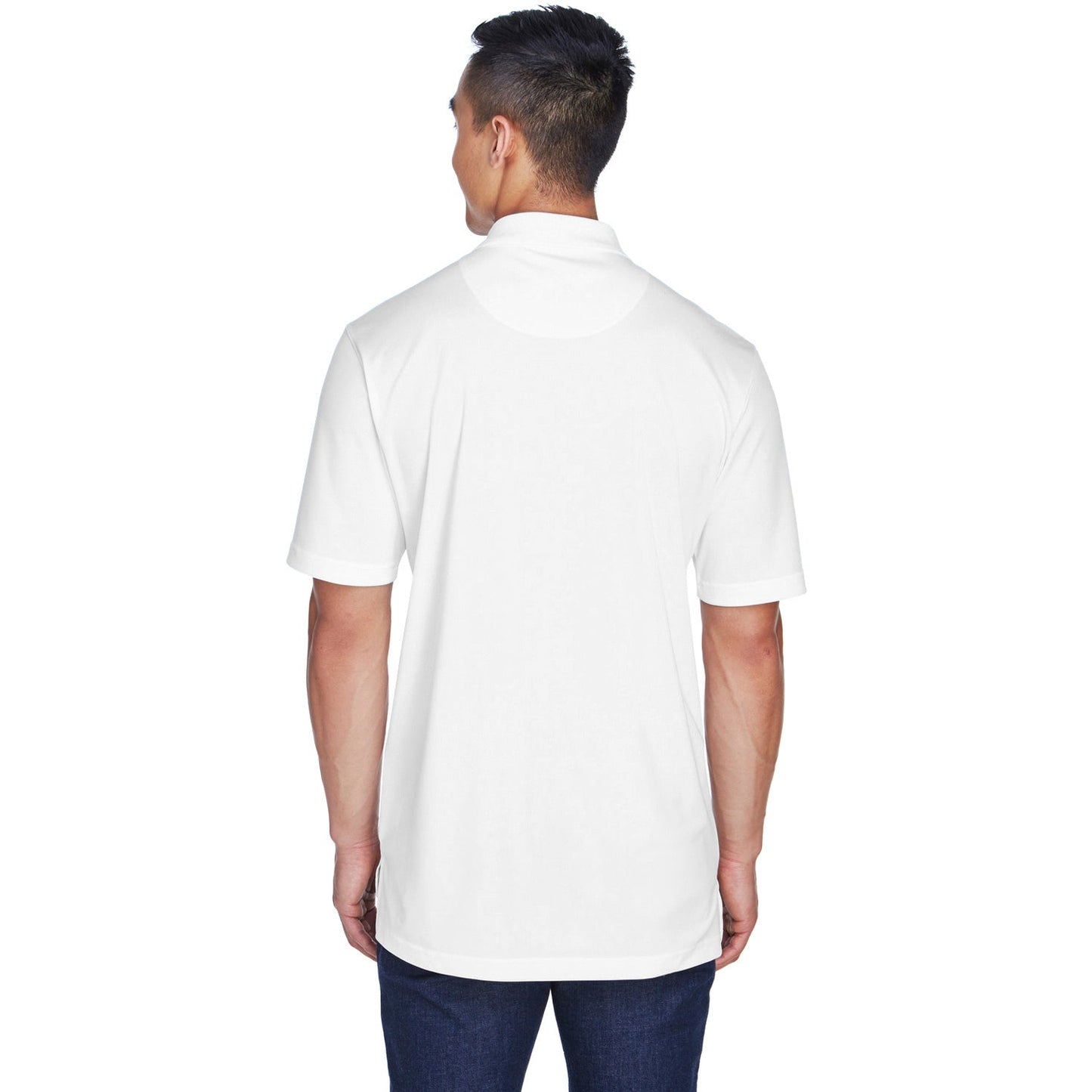 Black Polo Shirt - UltraClub - Moisture-Wicking Fabric