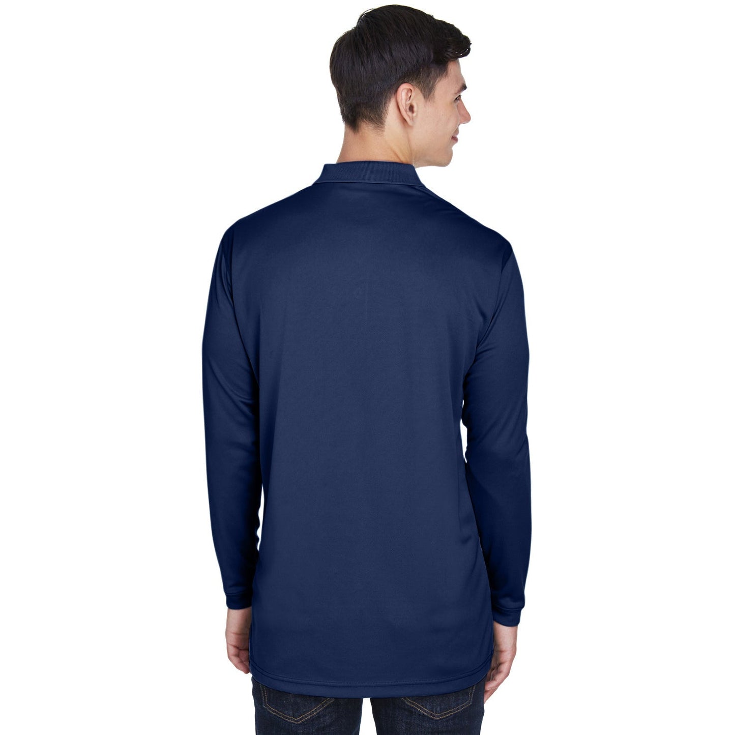 Black Polo Shirt - UltraClub - Moisture-Wicking