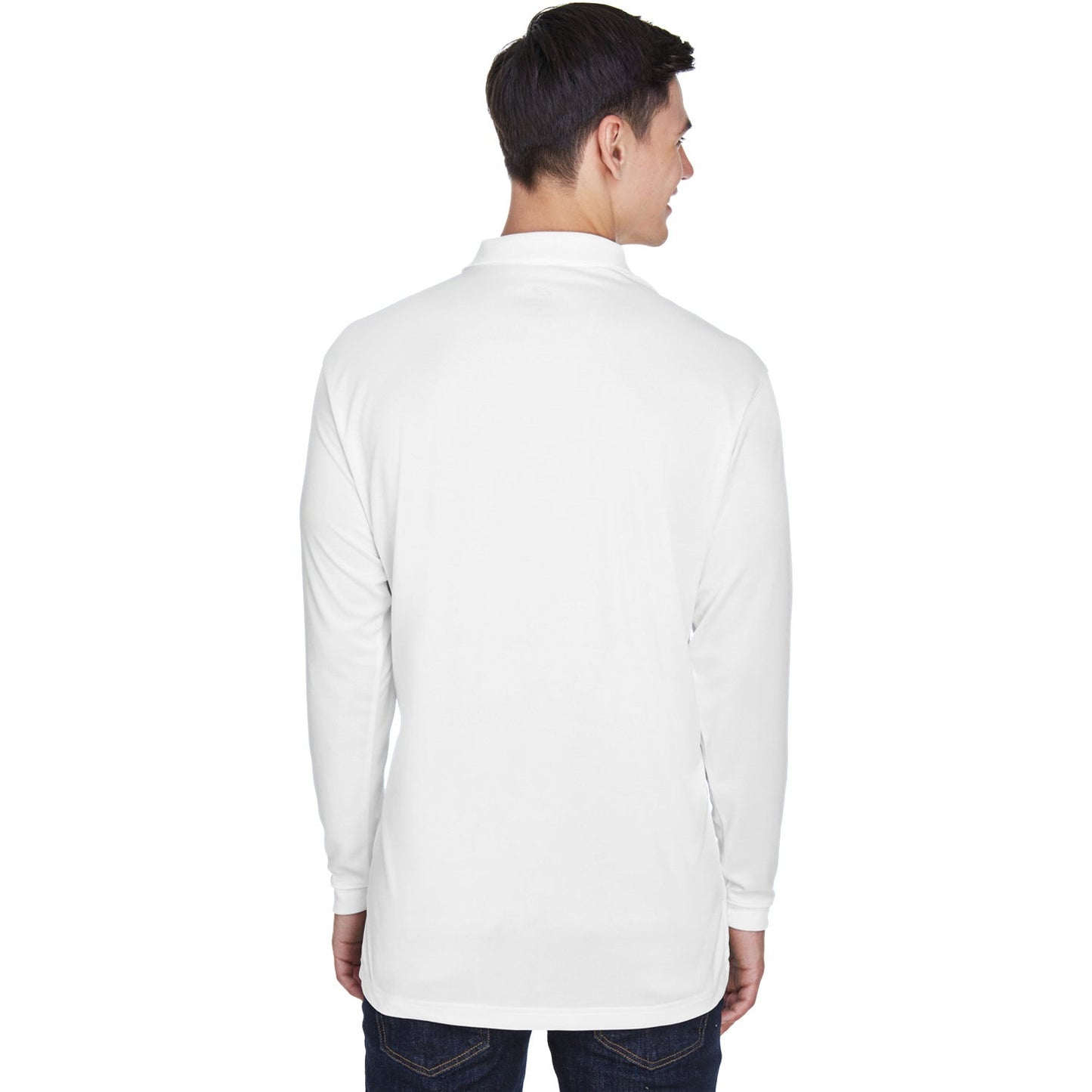 Black Polo Shirt - UltraClub - Moisture-Wicking