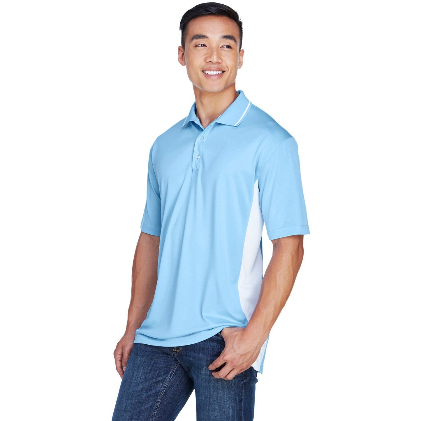 Black/Red Polo Shirt - UltraClub - Cool & Dry Design