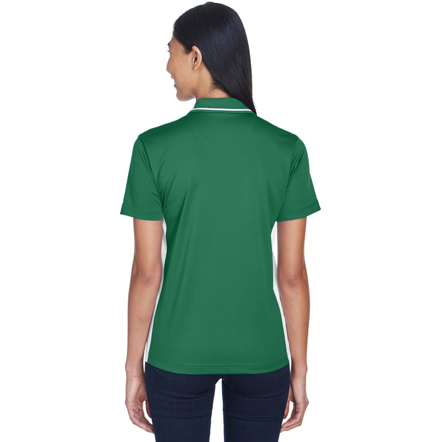 Black/Red Polo Shirt - UltraClub - Moisture-Wicking