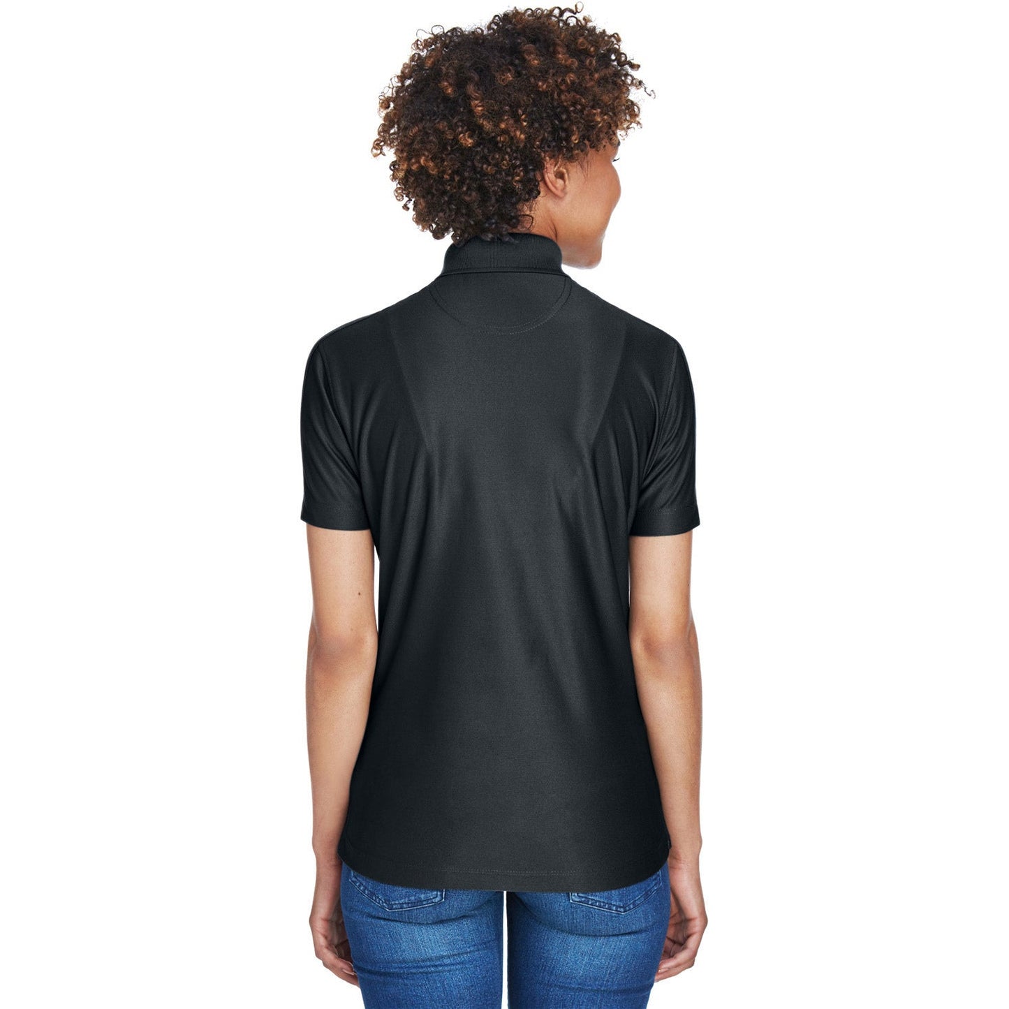 Black Polo Shirt - UltraClub - Cool & Dry Fabric