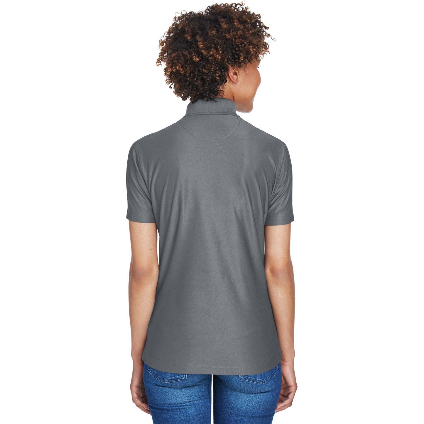 Black Polo Shirt - UltraClub - Cool & Dry Fabric