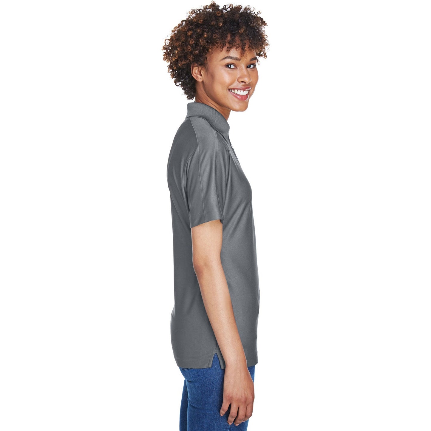 Black Polo Shirt - UltraClub - Cool & Dry Fabric