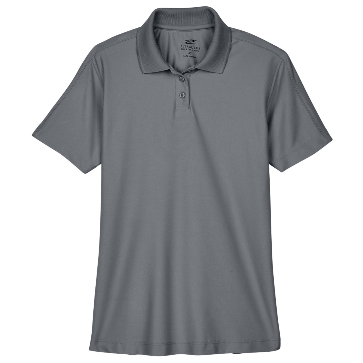 Black Polo Shirt - UltraClub - Cool & Dry Fabric