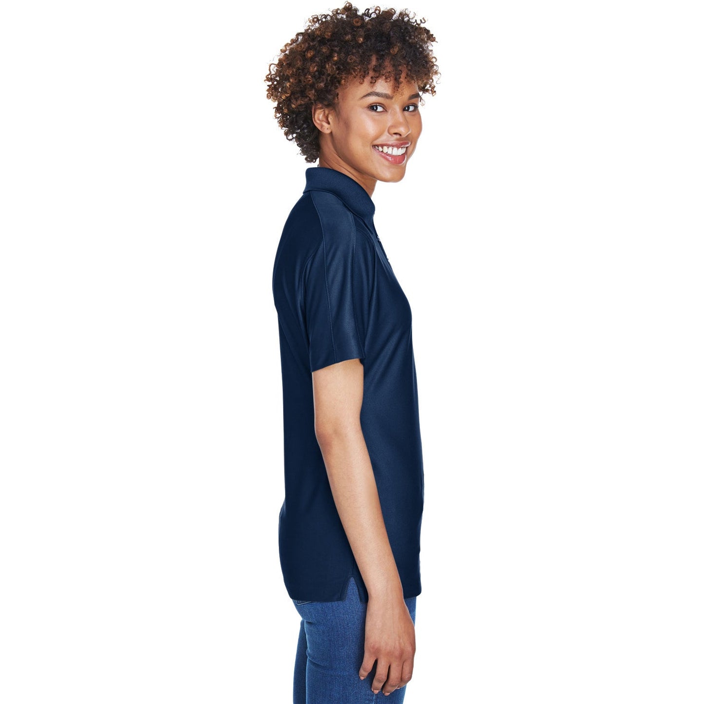 Black Polo Shirt - UltraClub - Cool & Dry Fabric