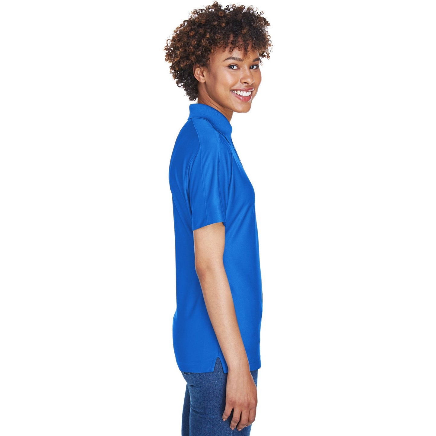 Black Polo Shirt - UltraClub - Cool & Dry Fabric