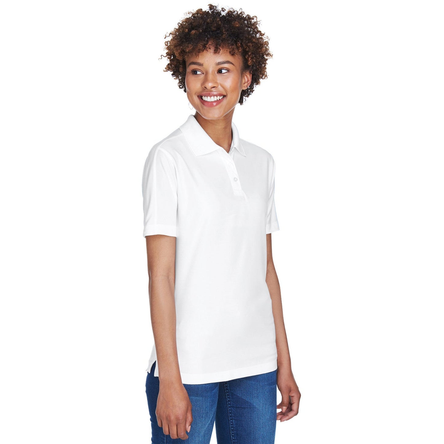 Black Polo Shirt - UltraClub - Cool & Dry Fabric