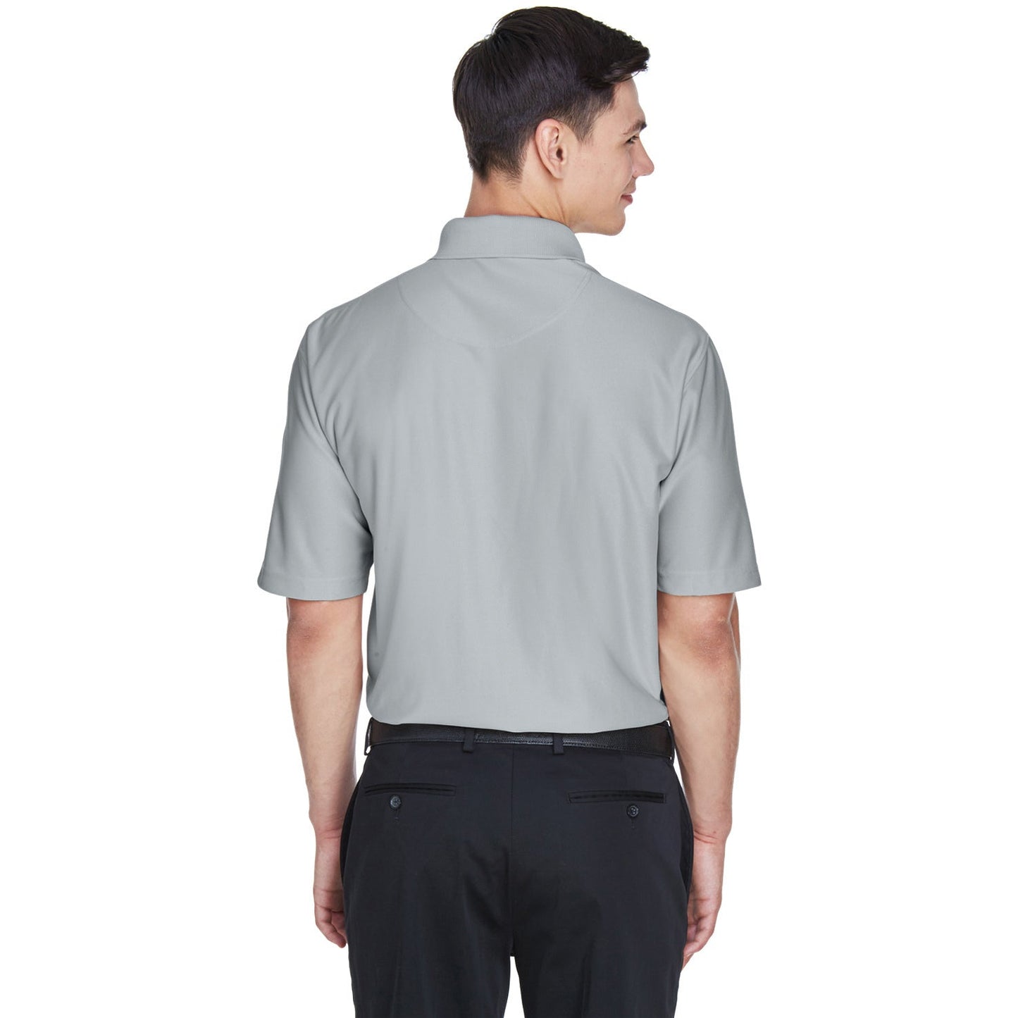 Black Polo Shirts - UltraClub - Moisture-Wicking Fabric