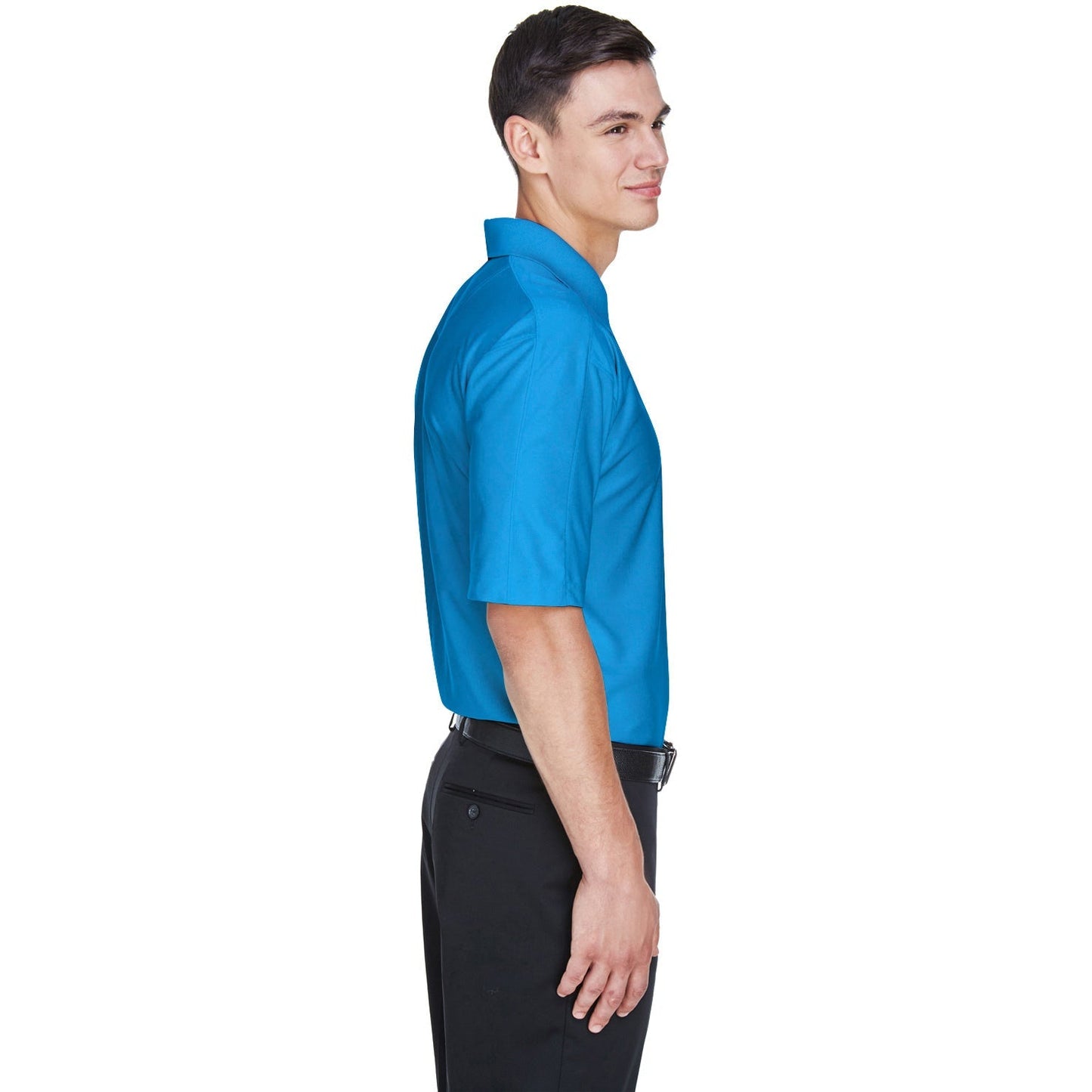 Black Polo Shirts - UltraClub - Moisture-Wicking Fabric