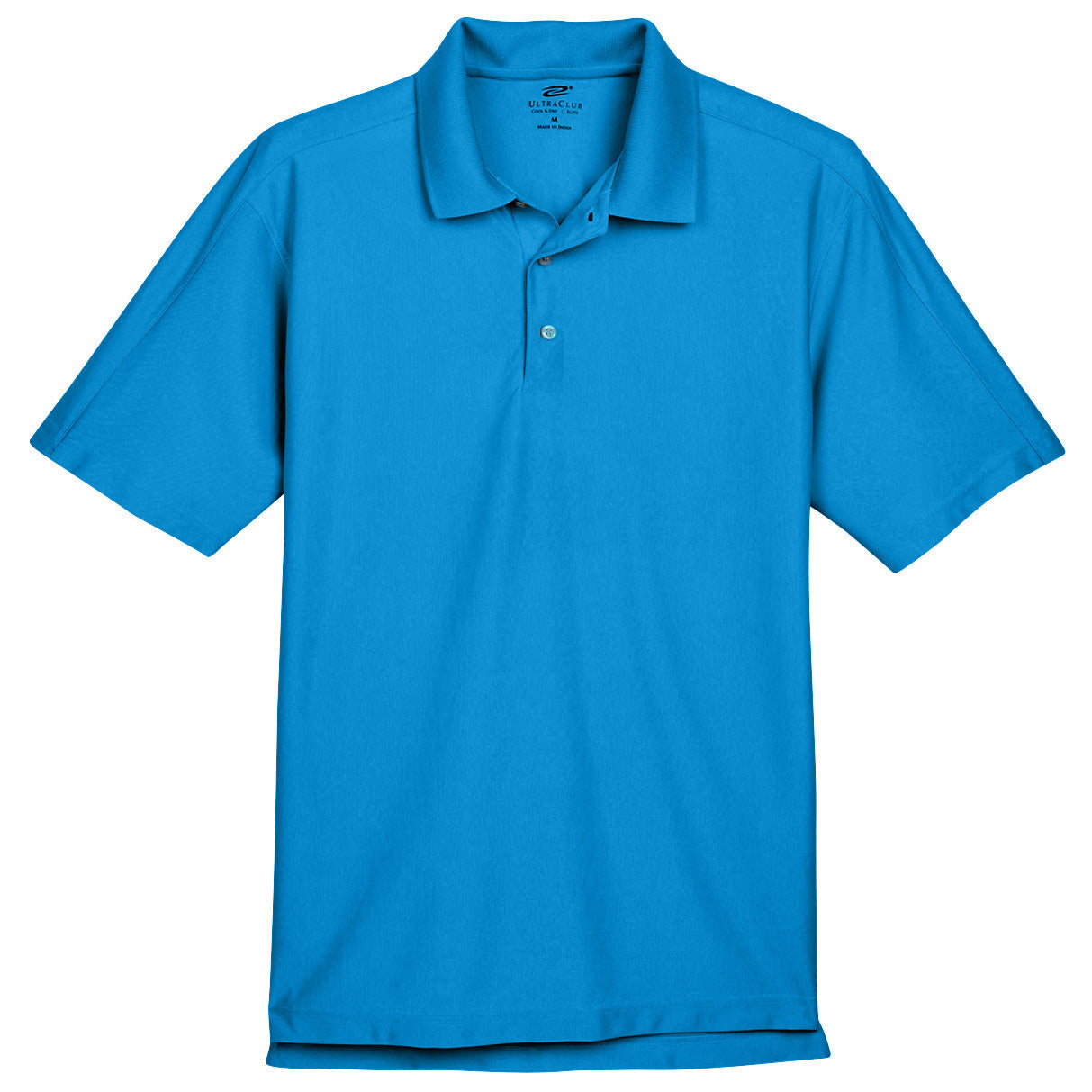 Black Polo Shirts - UltraClub - Moisture-Wicking Fabric