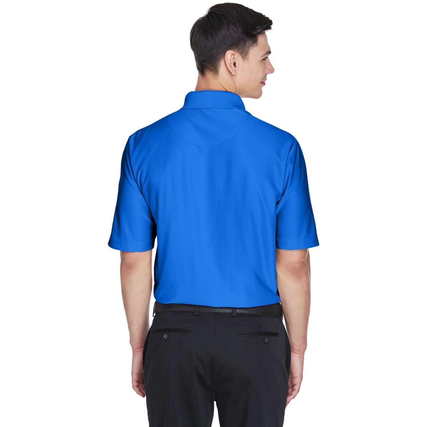 Black Polo Shirts - UltraClub - Moisture-Wicking Fabric