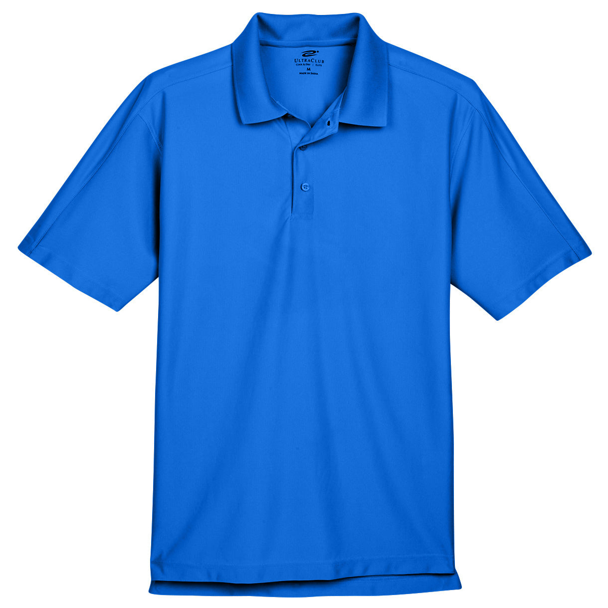Black Polo Shirts - UltraClub - Moisture-Wicking Fabric