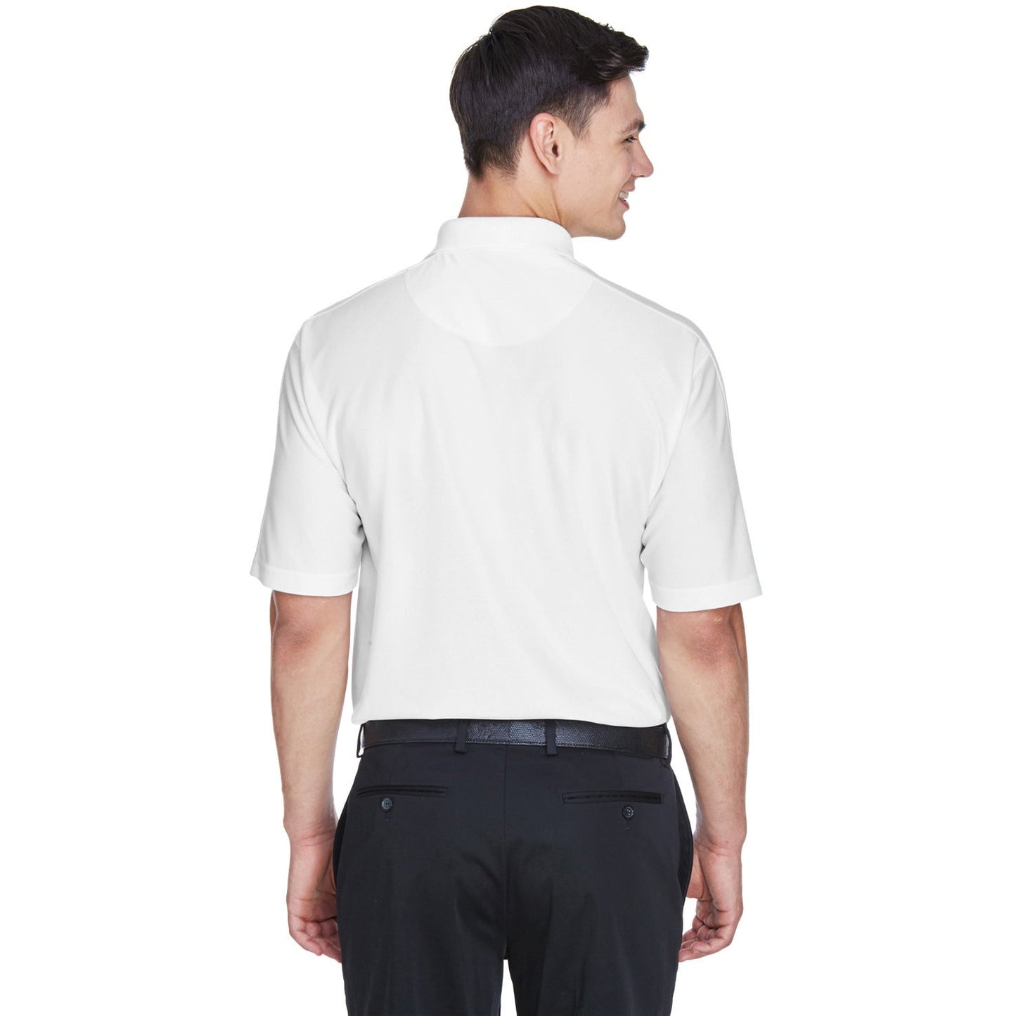 Black Polo Shirts - UltraClub - Moisture-Wicking Fabric