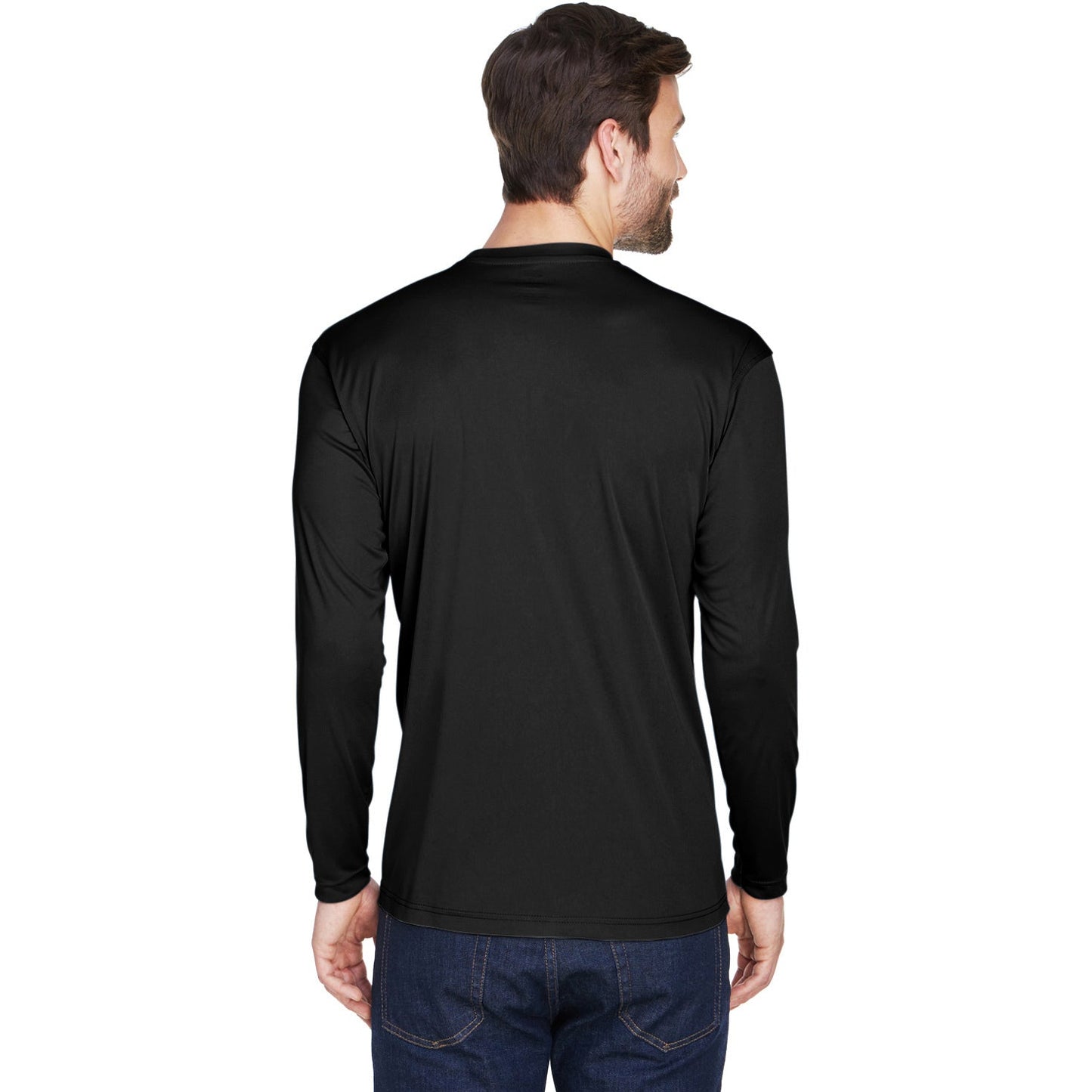 Black T-Shirts - UltraClub - Moisture-Wicking Fabric