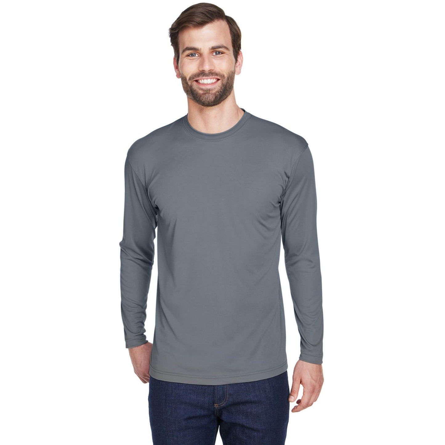 Black T-Shirts - UltraClub - Moisture-Wicking Fabric
