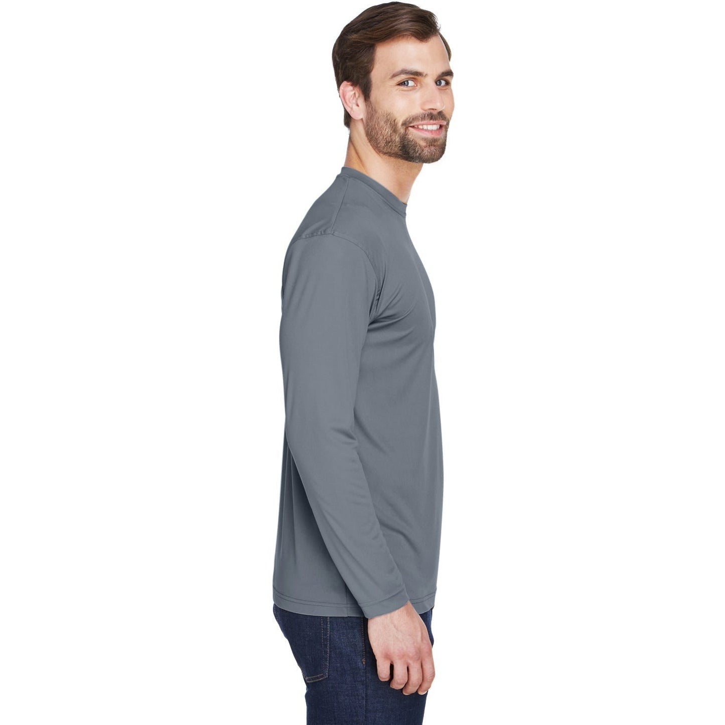 Black T-Shirts - UltraClub - Moisture-Wicking Fabric