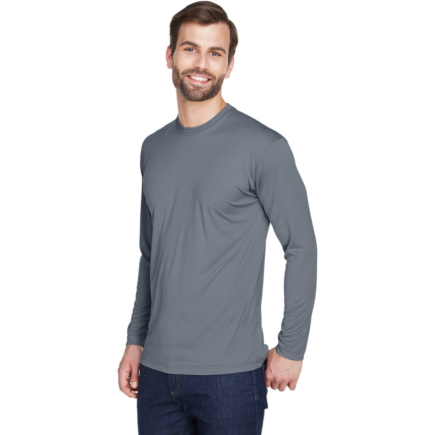 Black T-Shirts - UltraClub - Moisture-Wicking Fabric