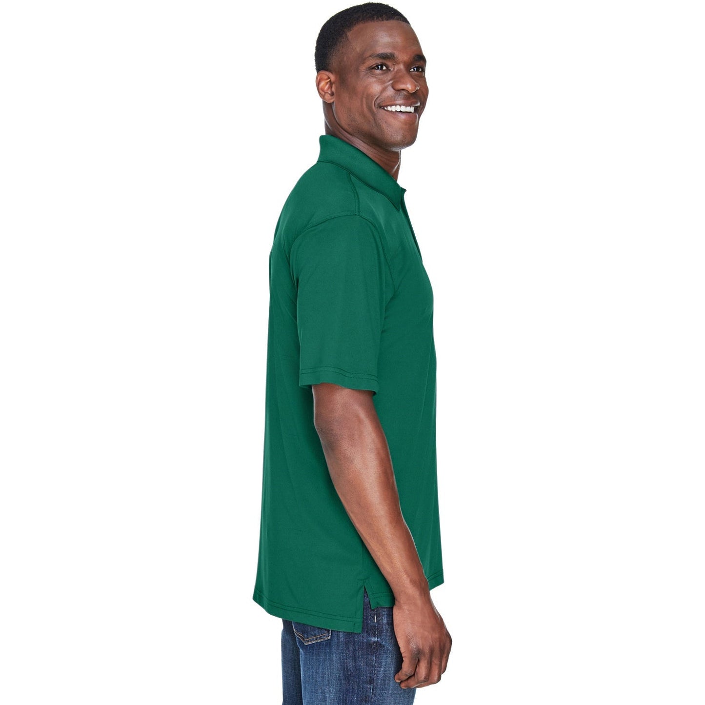 Black Polo Shirt - UltraClub - Cool Dry Fabric