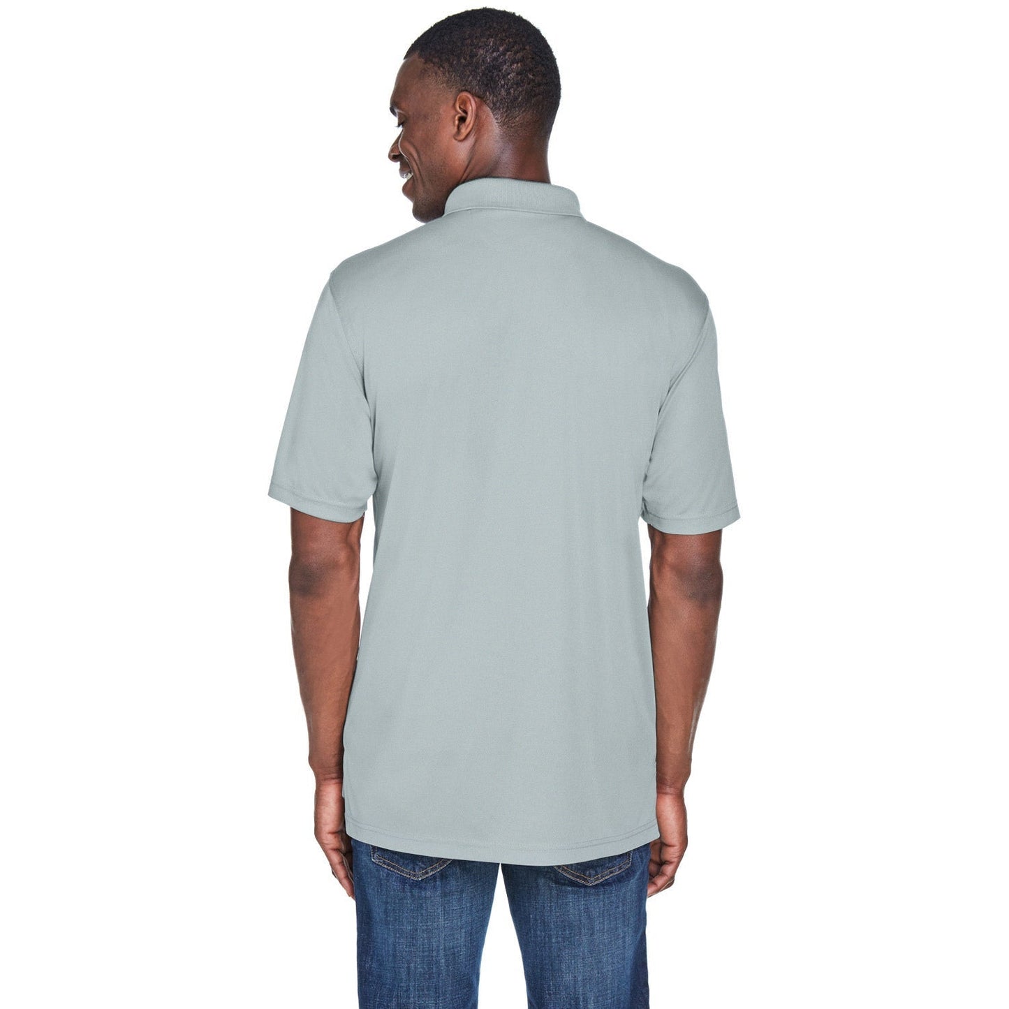 Black Polo Shirt - UltraClub - Cool Dry Fabric