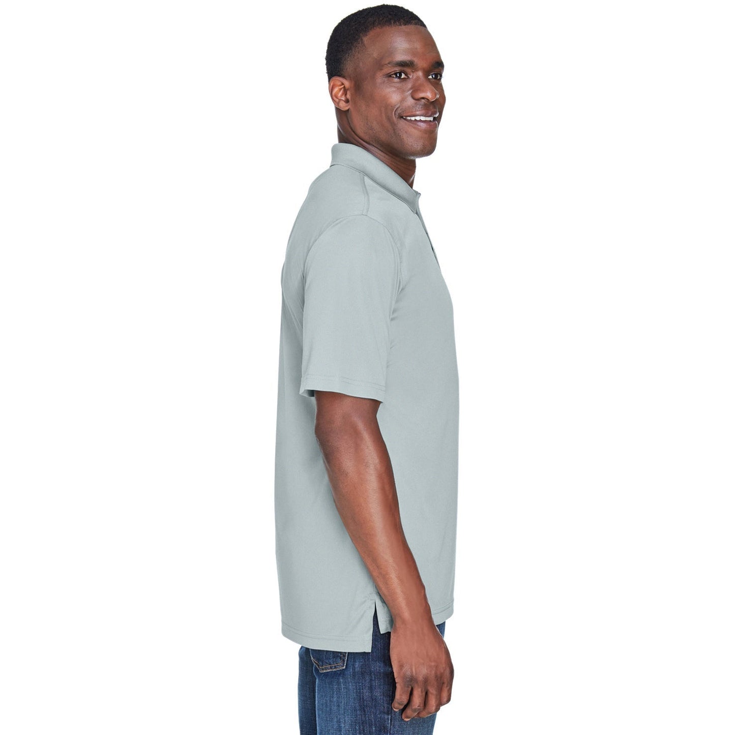 Black Polo Shirt - UltraClub - Cool Dry Fabric