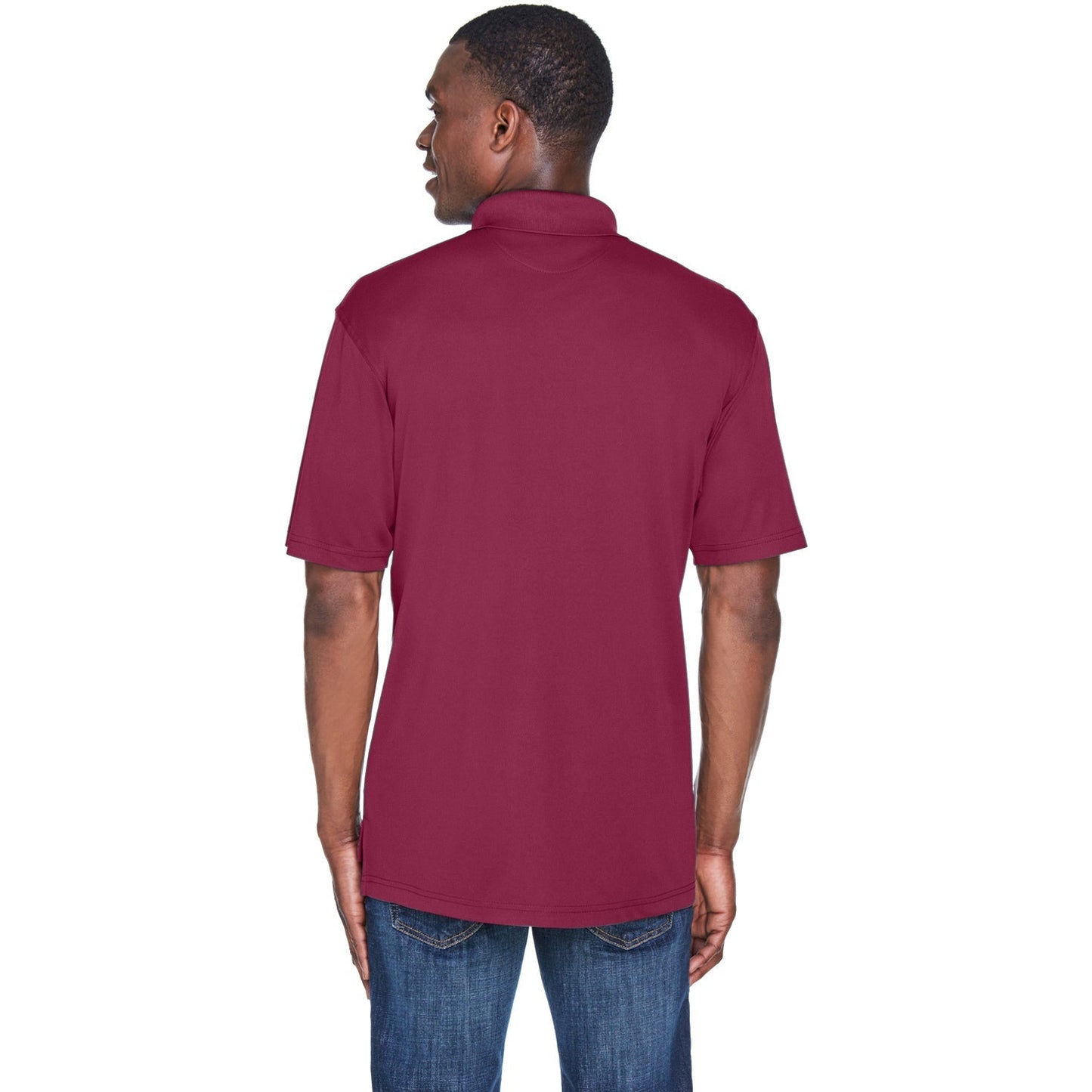 Black Polo Shirt - UltraClub - Cool Dry Fabric