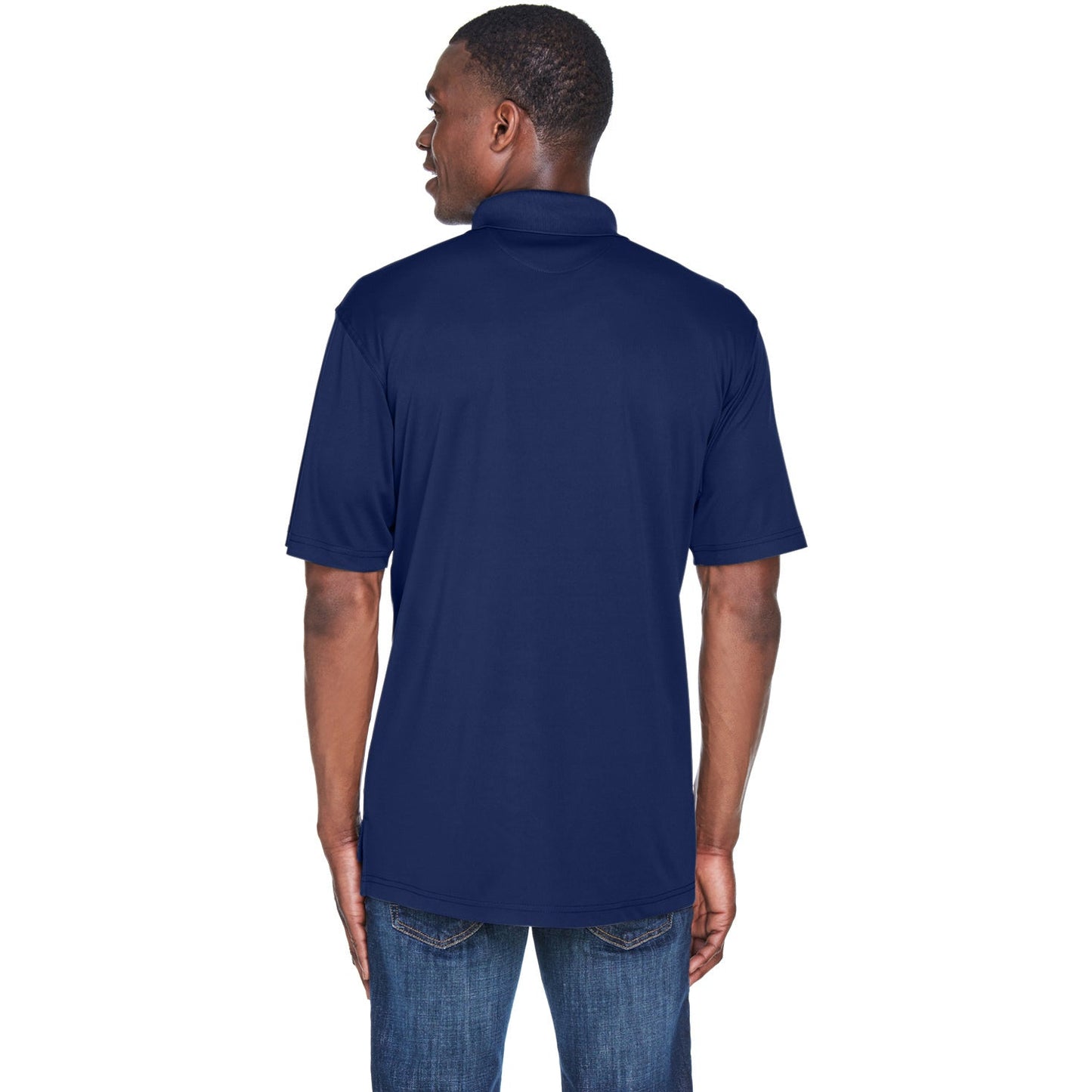Black Polo Shirt - UltraClub - Cool Dry Fabric