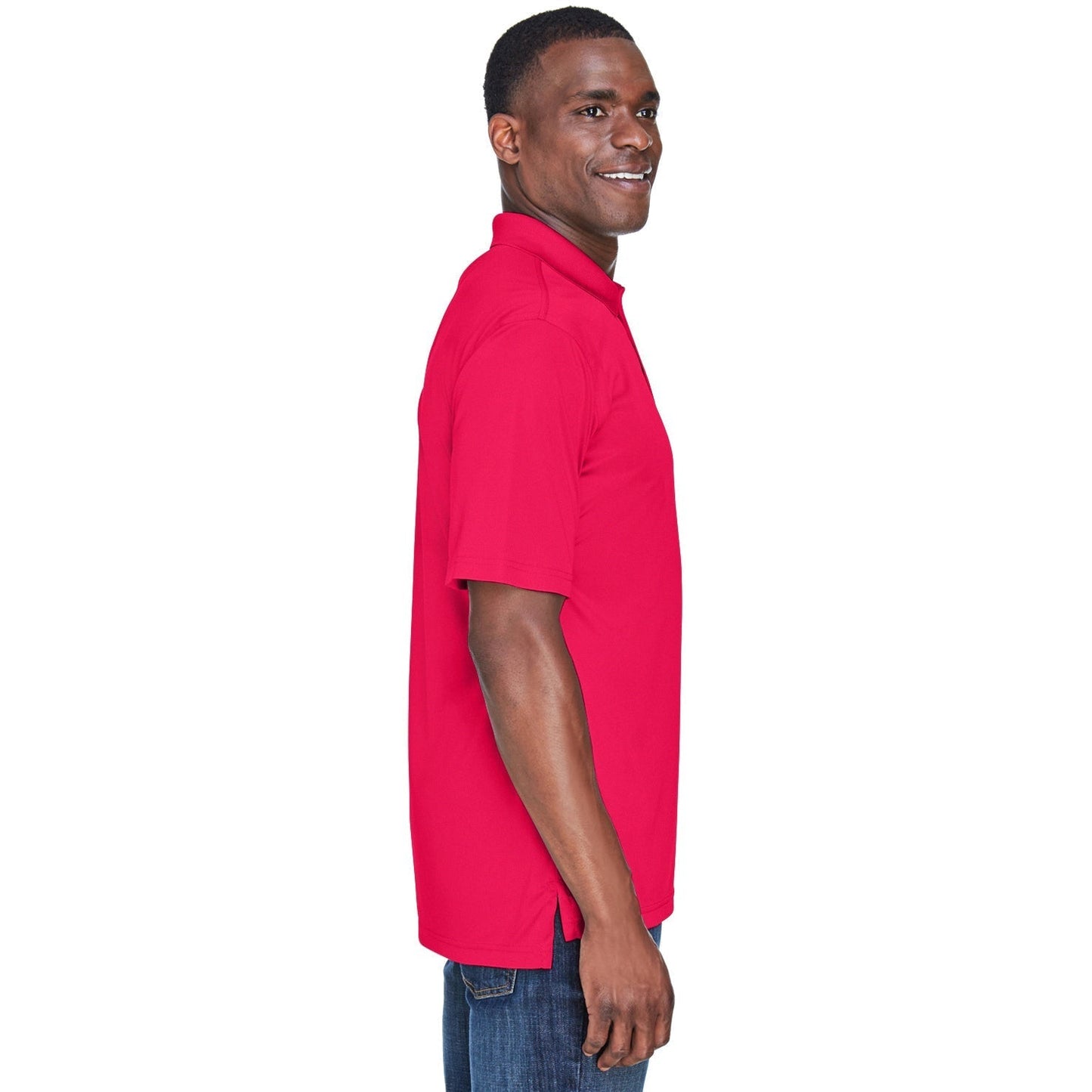 Black Polo Shirt - UltraClub - Cool Dry Fabric