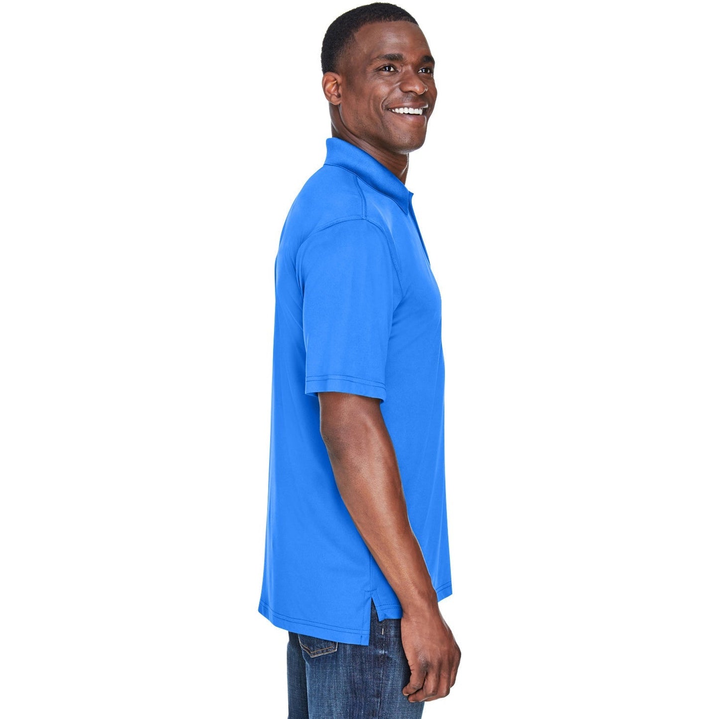 Black Polo Shirt - UltraClub - Cool Dry Fabric
