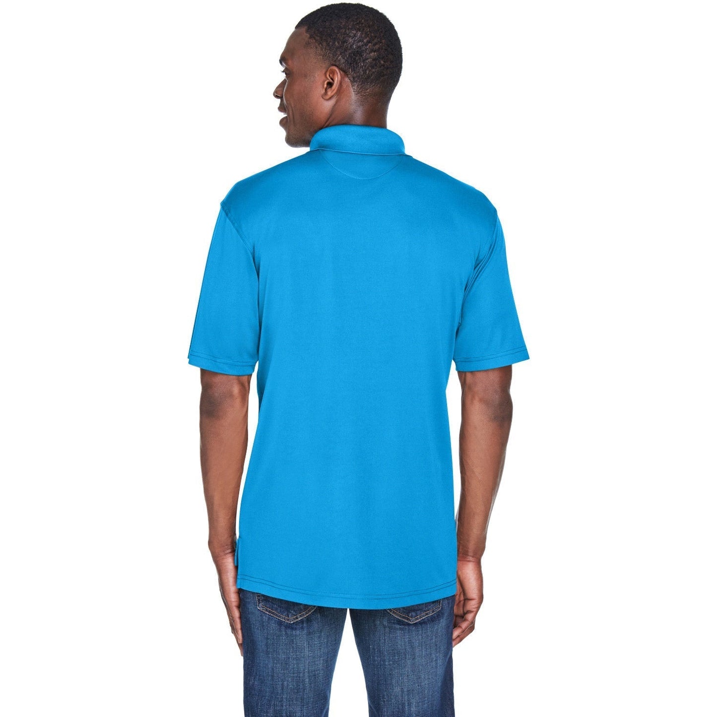 Black Polo Shirt - UltraClub - Cool Dry Fabric