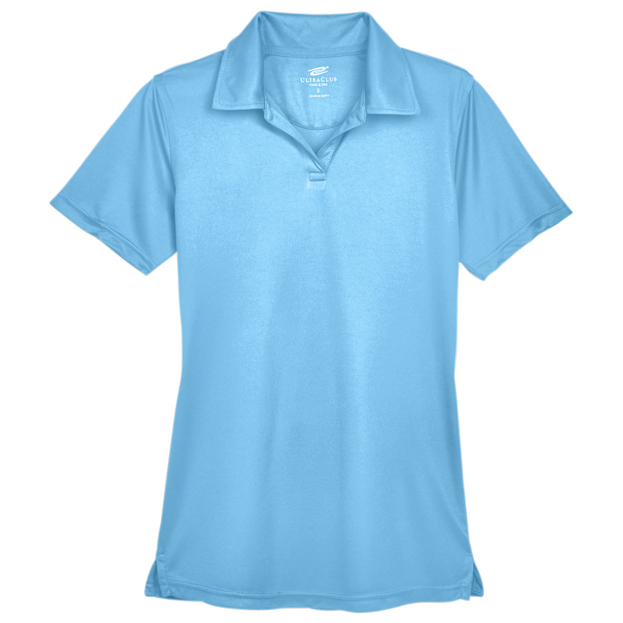 Black Polo Shirt - UltraClub - Moisture-Wicking