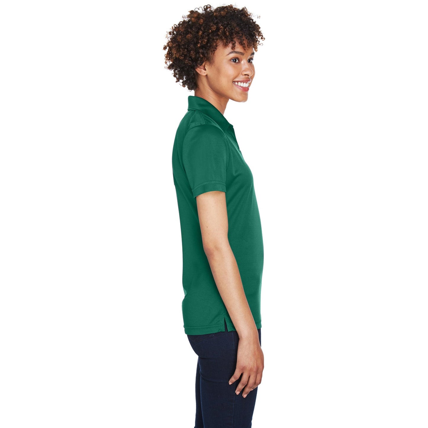 Black Polo Shirt - UltraClub - Moisture-Wicking