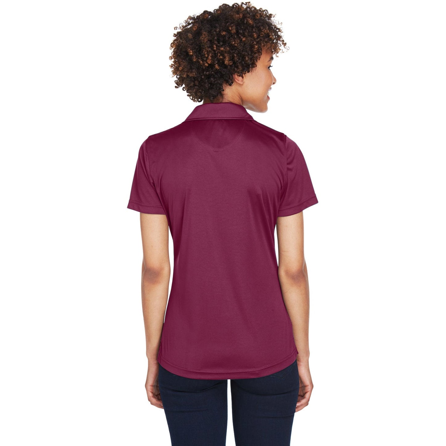 Black Polo Shirt - UltraClub - Moisture-Wicking