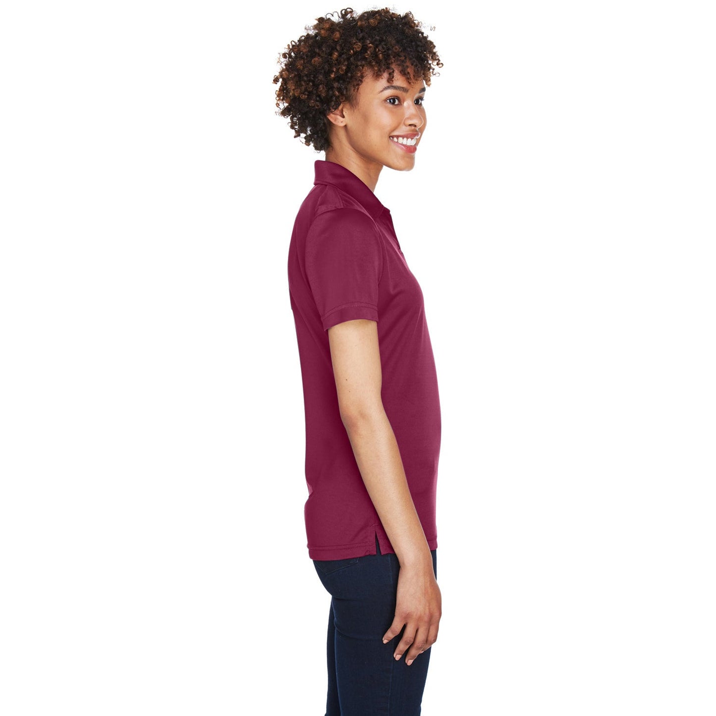 Black Polo Shirt - UltraClub - Moisture-Wicking