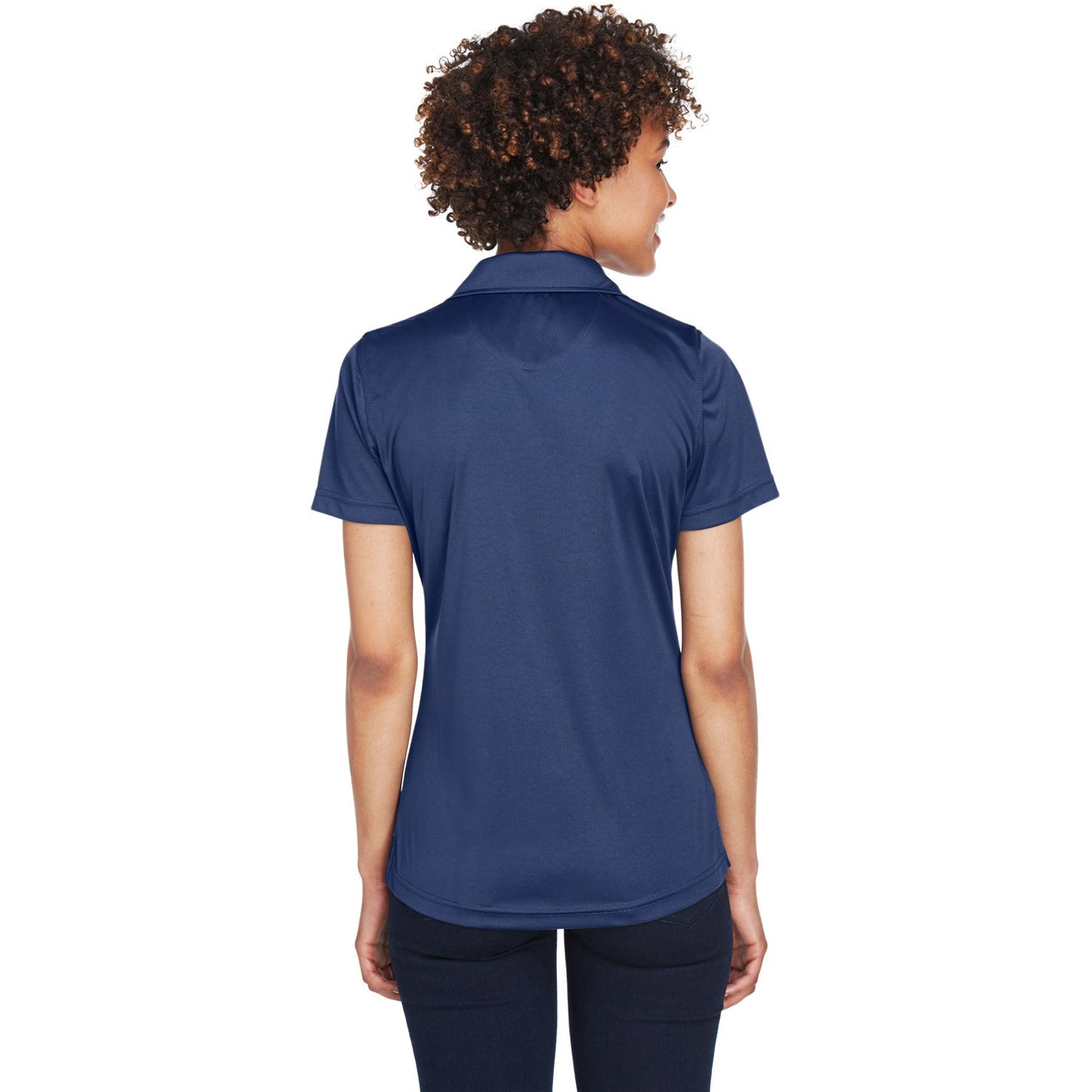Black Polo Shirt - UltraClub - Moisture-Wicking