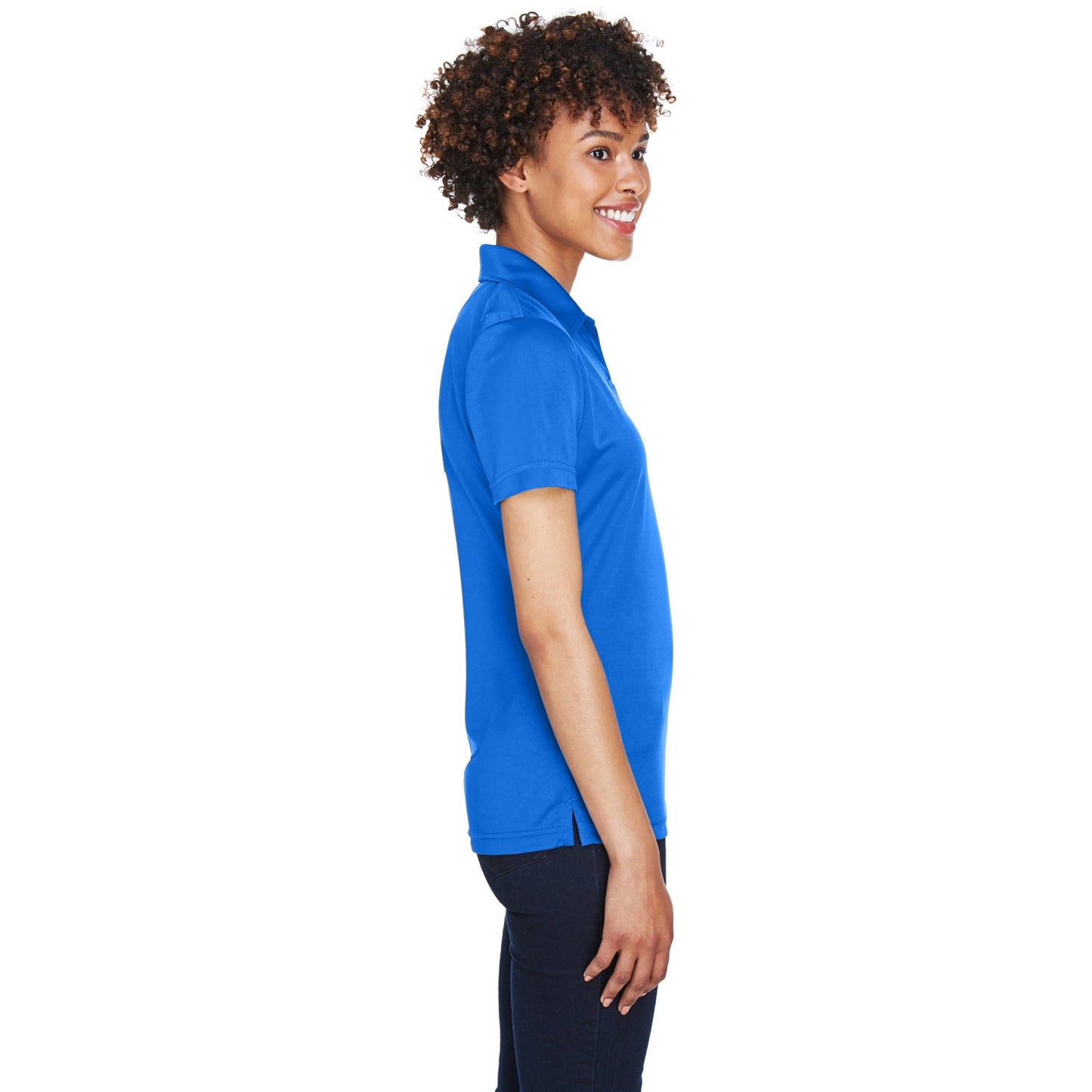Black Polo Shirt - UltraClub - Moisture-Wicking