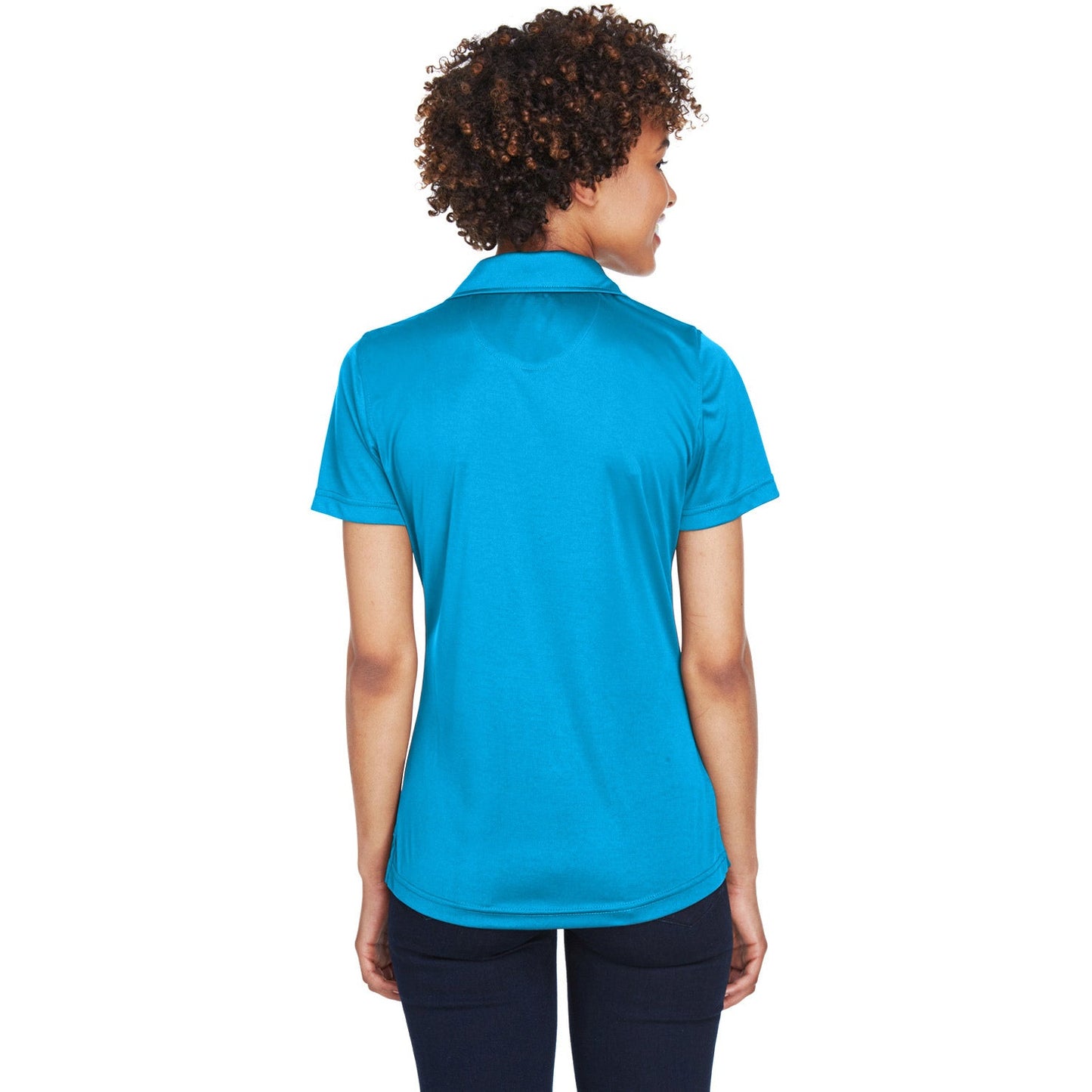 Black Polo Shirt - UltraClub - Moisture-Wicking