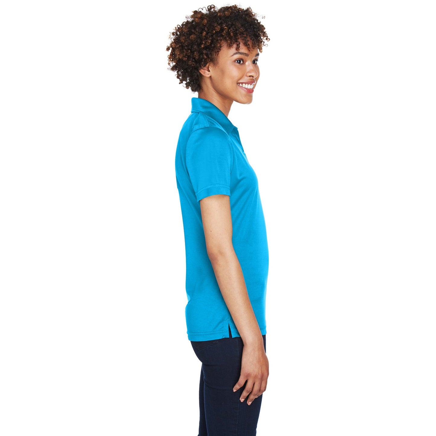 Black Polo Shirt - UltraClub - Moisture-Wicking