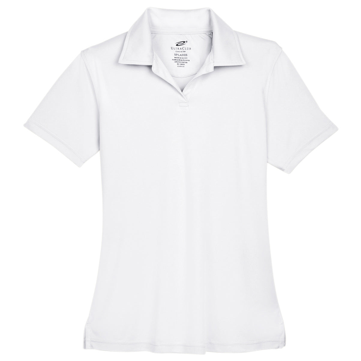 Black Polo Shirt - UltraClub - Moisture-Wicking