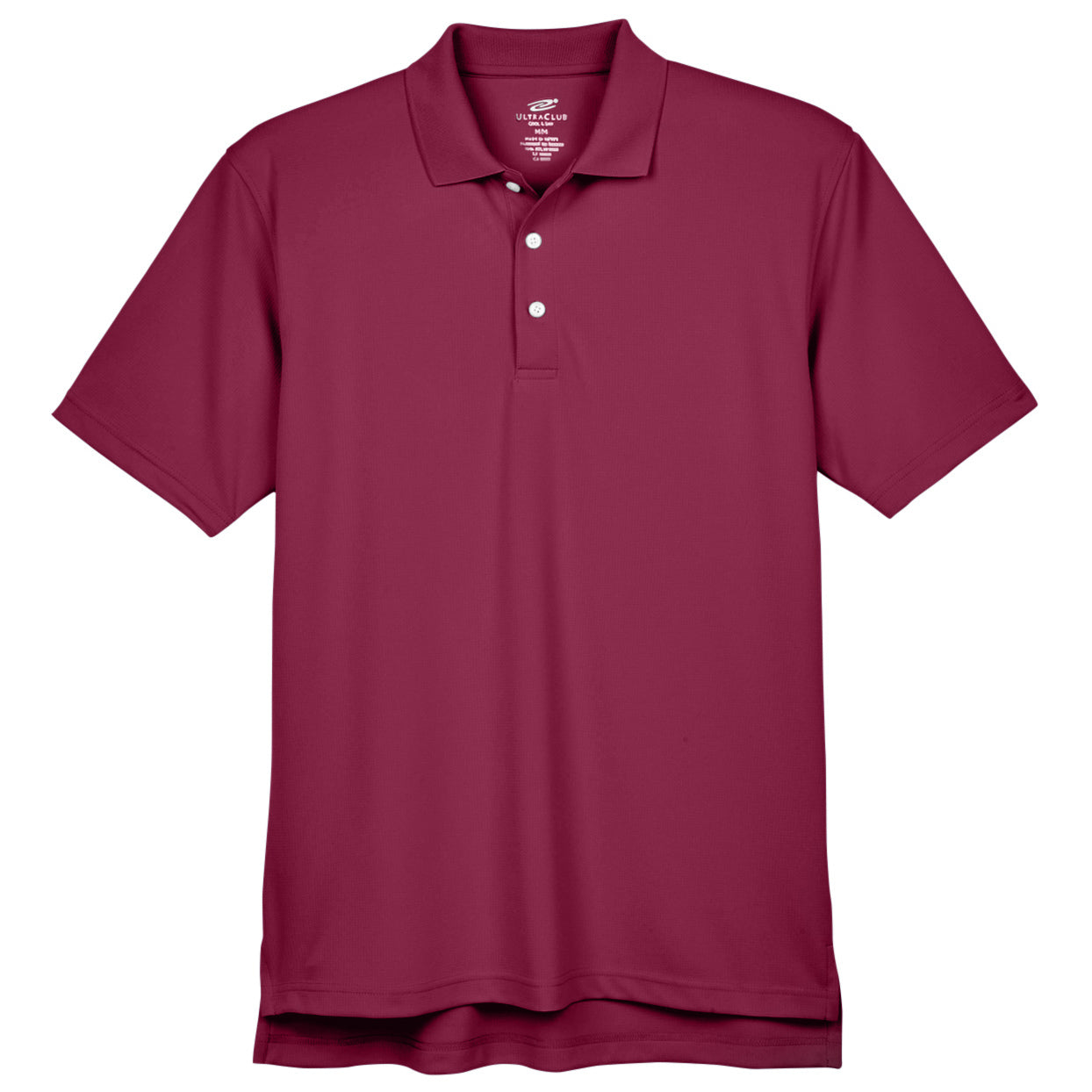 Black Polo Shirt - UltraClub - Cool & Dry Performance