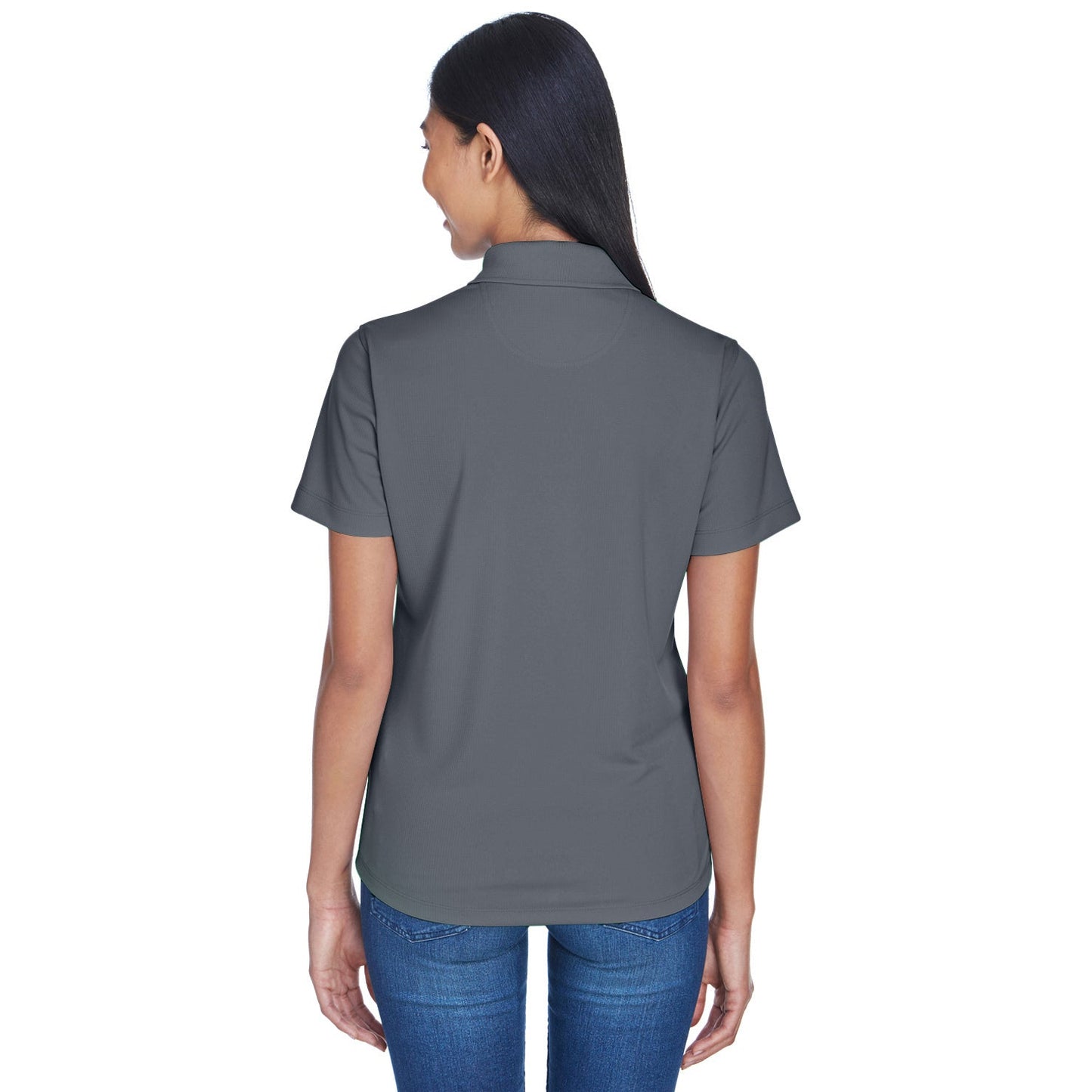 Black Polo Shirt - UltraClub - Moisture-Wicking Quality