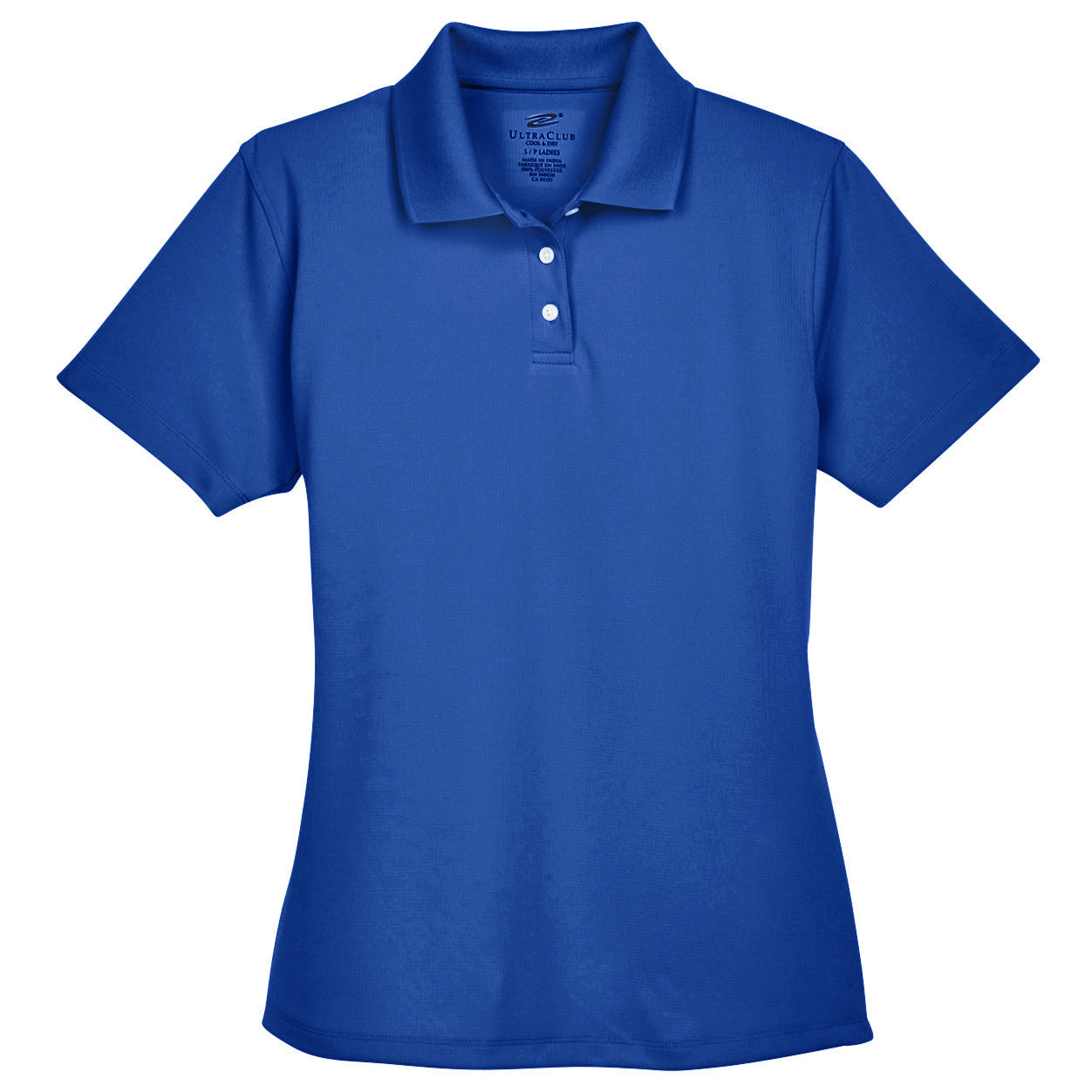 Black Polo Shirt - UltraClub - Moisture-Wicking Quality