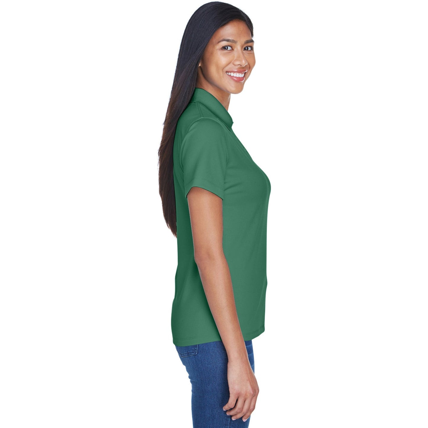 Black Polo Shirt - UltraClub - Moisture-Wicking Quality