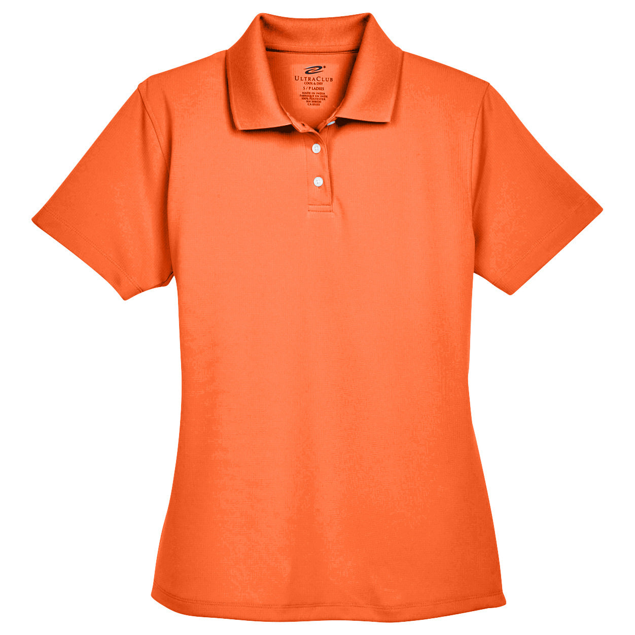 Black Polo Shirt - UltraClub - Moisture-Wicking Quality
