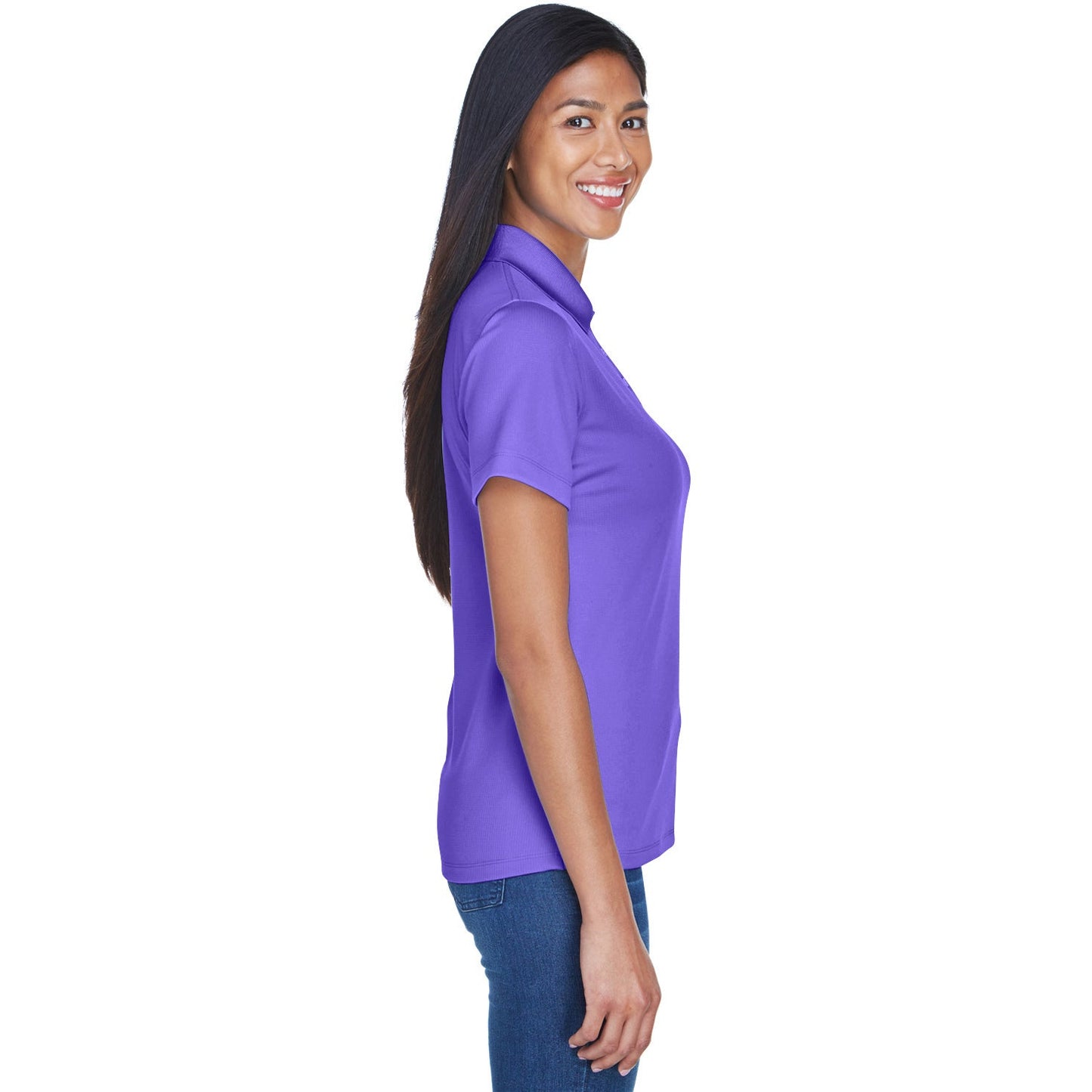 Black Polo Shirt - UltraClub - Moisture-Wicking Quality