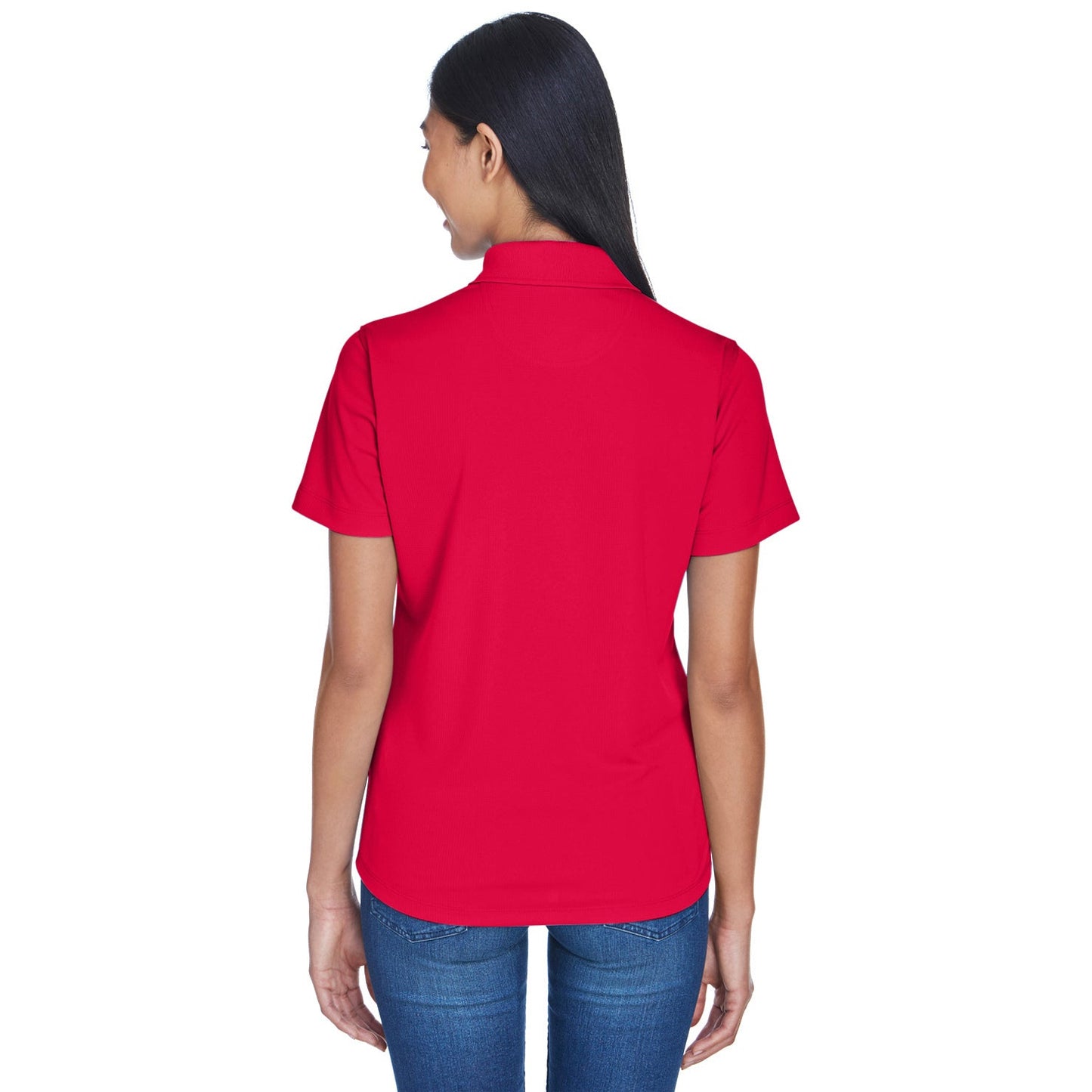 Black Polo Shirt - UltraClub - Moisture-Wicking Quality