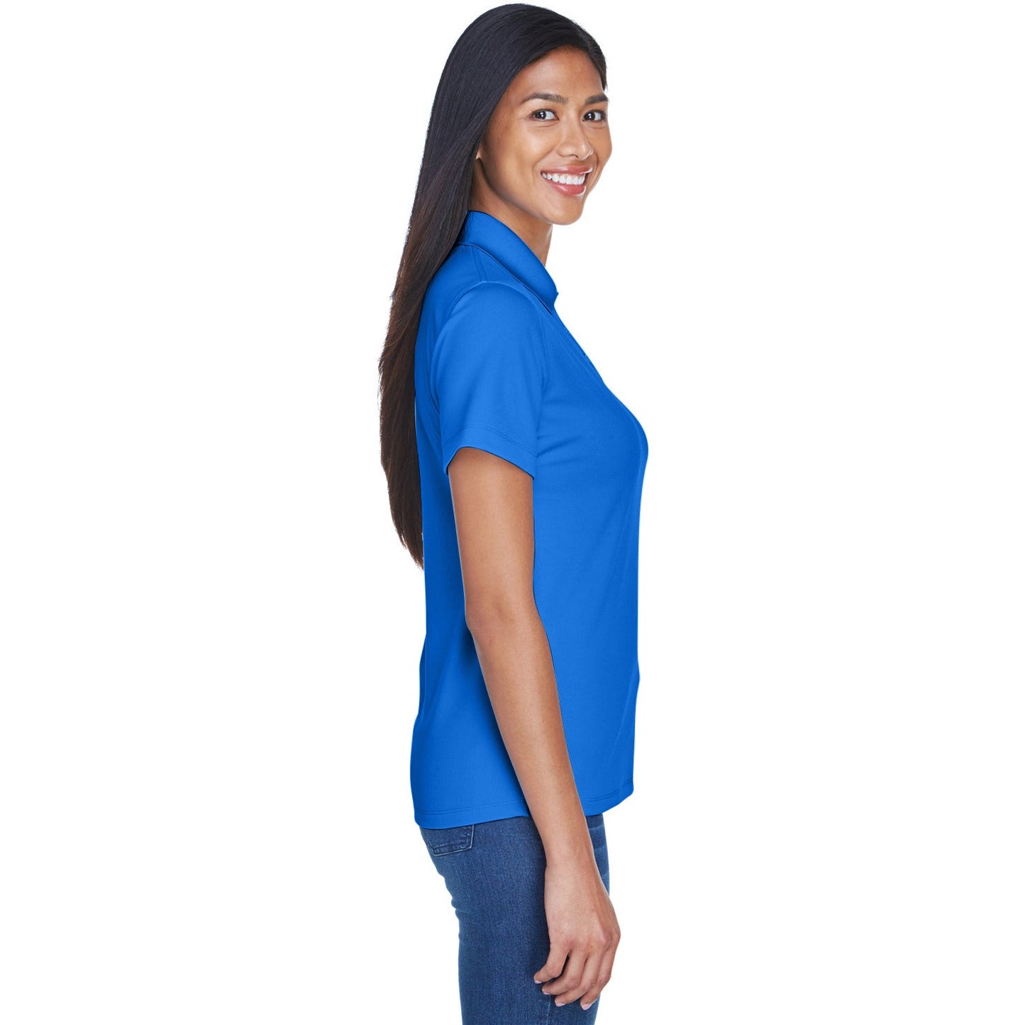 Black Polo Shirt - UltraClub - Moisture-Wicking Quality