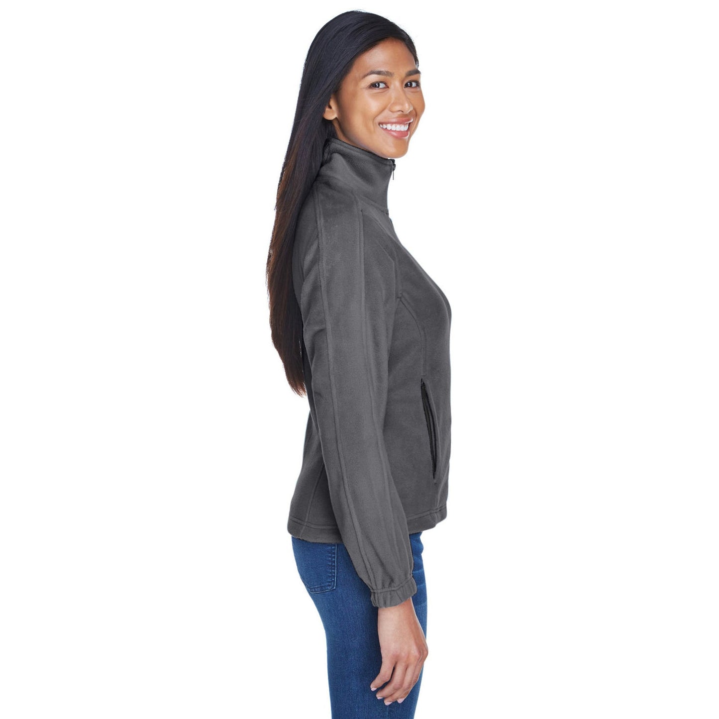 Black Jackets | Cozy Fleece Jacket - UltraClub - Pill-Resistant